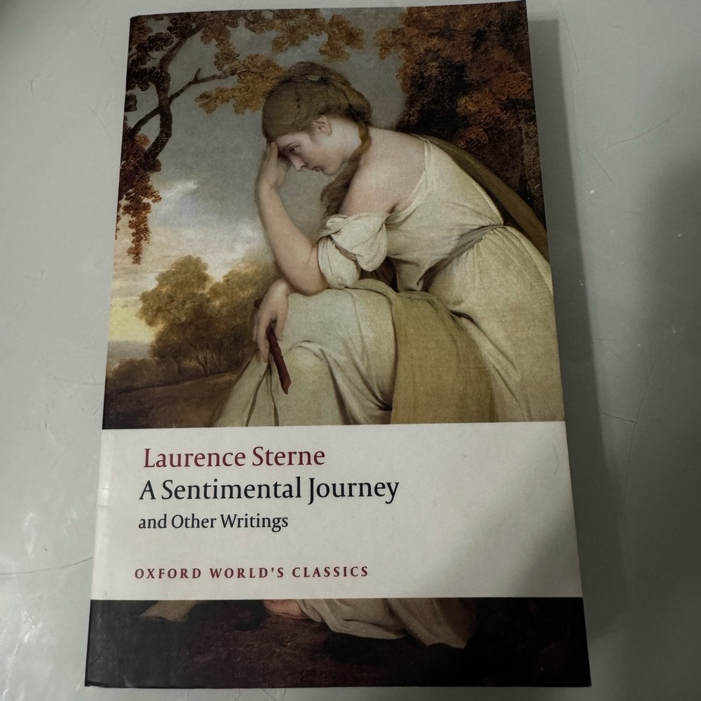 Book: A sentimental journey by Laurence Sterne